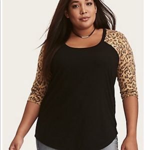 Torrid cheetah shirt NWT